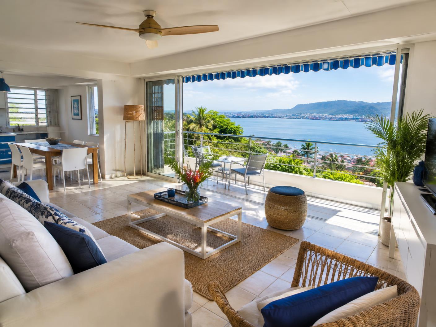 Appartement avec vue sur la baie (photo d'illustration)